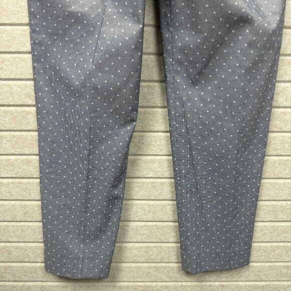 Talbots Gray Houndstooth Polka Dot Career Work Dress Pants Womens 10P - Picture 6 of 15